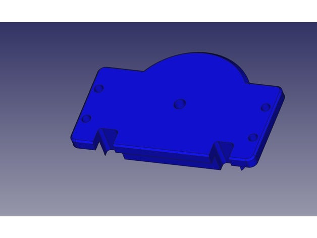 rover marziano servo di copertura apemount r c i veicoli il coperchio foro supporto del 3D print model - Mito3D