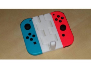 nintendo switch foldable joy con mount holder video games joy-con joycon grip 3d print model - Mito3D