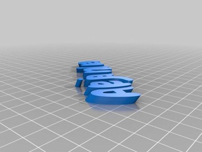 alejandra özelleştirilmiş iamburny benim organizasyon 3d print model - Mito3D