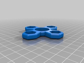 spinner 3 8 Mutter Spielzeug & Spiele kundengebundene 3d print model - Mito3D
