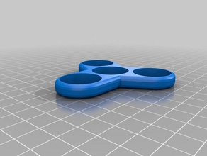 my customized parametric spinner fidget toy soft edges mechanical toys 3d print model - Mito3D