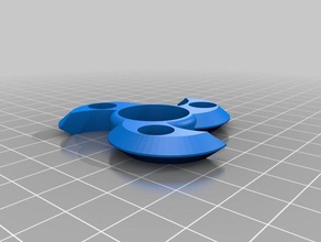 my customized deadly wave fidget spinner pick-a-weight toys & games 3d print model - Mito3D