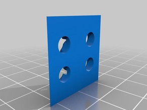 simples gpu peças de suporte utilizado 14mm fibra carbono tubo computador a cinta 3d print model - Mito3D