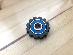 single cog spinner toys & games fidget 3d print model - Mito3D