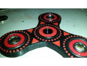 çift renk fidget spinner oyuncaklar ve oyunlar oyuncak 3d print model - Mito3D