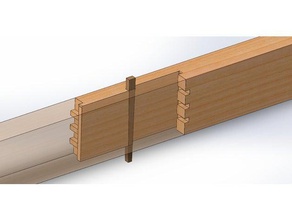japonês sashimono grande feixe de marcenaria edifícios e estruturas japão comum lenço tsugite madeira o woodworking ferramentas para vigas 3d print model - Mito3D