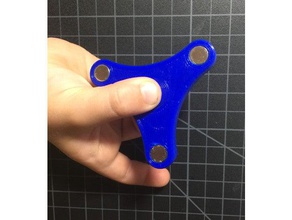 manyetik tri mini küçük eller spinner fidget mekanik oyuncaklar 3d print model - Mito3D