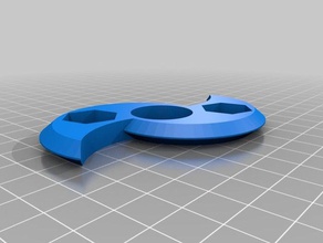 ağırlık özelleştirilmiş ölümcül dalga fidget spinner almak benim oyuncaklar ve oyunlar 3d print model - Mito3D