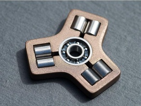 tungsteno-bronce fidget spinner juguetes mecánicos figdget de tungsteno 3d print model - Mito3D