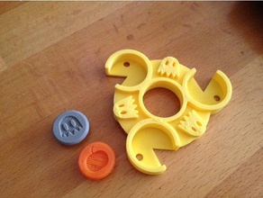 spinner pacman jouets & jeux 608 roulement fidget jouet toupie 3d print model - Mito3D
