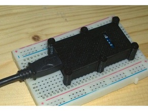 3d-baskılı-arduino-nano-case-v1 elektronik arduino nano durumda 3d print model - Mito3D
