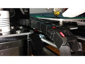 rielaborare asse y focolaio di montaggio del telaio anet a8 Stampante 3d parti filo catena mod 3d print model - Mito3D