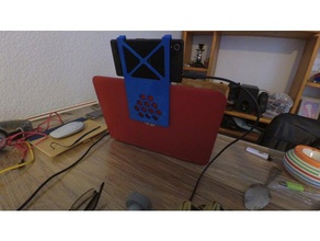 akıllı telefon tutucu dizüstü bilgisayar laptop sahibi 3d print model - Mito3D