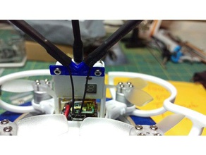 emax babyhawk antenna rx monte il fai da te 3d print model - Mito3D