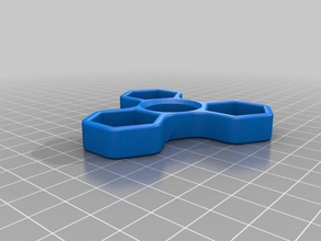 nut fidget spinner + nice buttons 3d printing 3d print model - Mito3D