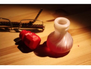 wizard potion bottle toys & games 3d print model - Mito3D