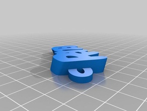 rana i portachiavi su misura 3d print model - Mito3D