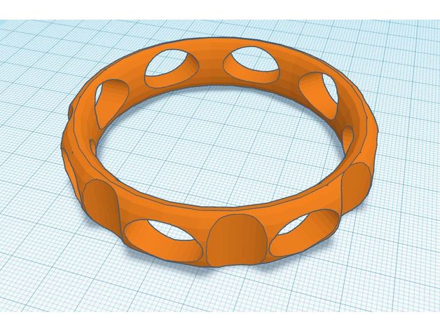 pierced bangle bracelet bracelets bangle bracelet bracelet bracelets 3D print model - Mito3D