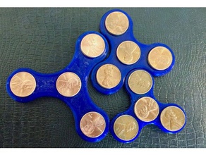 penny spinner groß klein winzig 626-zz mechanische Spielzeuge 626zz fidget hand 3d print model - Mito3D