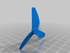 ham-std hs1-606 airfoil micro drone propeller 4173g thrust 3v r c vehicles drones microdrone propellers thruster 3d print model - Mito3D