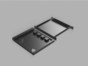 usb holding case office desktop desk organizer home organization storage holder 3d print model - Mito3D