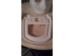 inmoov cabeza stand - ahuecado las esculturas modificaciones de pie 3d print model - Mito3D