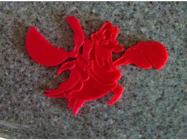 clippy sebastián cocina y comedor hornear el clip la cocción cangrejo sirena ratón de orejas las recetas receta titular tarjeta 3D print model - Mito3D