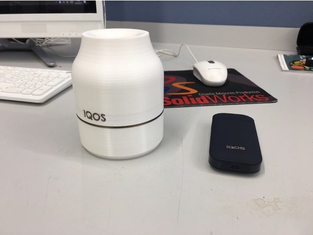 iqos küllük ofis 2 renk 2-renkler 2colors cenicero sqby 3D print model - Mito3D