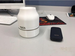 iqos ashtray office 2 colors 2-colors 2colors cenicero sqby 3d print model - Mito3D