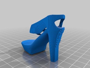 3d slash leftshoe 3d print model - Mito3D