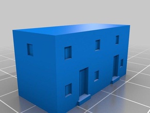 Kuzey Afrika köy binalar ve yapılar 1 300 6 mm arazi modeli wargames wargame 3d print model - Mito3D