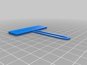 my customized bookmark office 3d print model - Mito3D