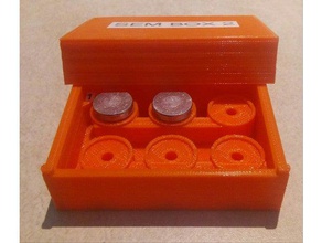 sem specimen box pin stub mounts tool holders & boxes 3d print model - Mito3D