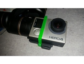 gopro4 fy snodo di accesso rapido clip feiyu tech g5 senza viti la fotocamera gimbal gopro hero 3 4 3d print model - Mito3D