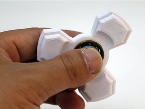 el spinner fidget oyuncaklar ve oyunlar 608 rulman DEHB edc everydaycarry her gün taşımak fidgetspinner parmak odak aracı hızlı baskı oyuncak tri 3d print model - Mito3D