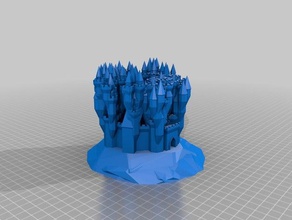 castle buildings & structures customized 3d print model - Mito3D