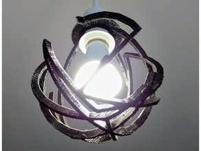 anpassbare prozedural generiert Lampe Schatten - Welt Dekor 3d print model - Mito3D