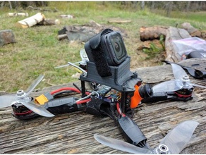 xhover r5lx gopro sessão de montagem r c veículos suporte câmera a hero5session quadcopter 3d print model - Mito3D