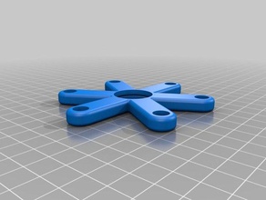 yıldız fidget spinner mekanik oyuncaklar özelleştirilmiş 3d print model - Mito3D