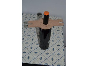 şarap cam tutucu yiyecek ve içecek 840 talip bicchiere bicchieri cut2d porta stepcraft vcarve vectric vino 3d print model - Mito3D