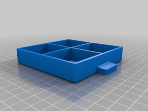 boite pour 5 hand spinner sp ciaux customized 3d print model - Mito3D