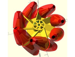 mecanumwheel robotics 3d print model - Mito3D