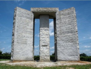 georgia guidestones binalar ve yapılar 30 Gündem 21 bilderberg illuminati nwo 3d print model - Mito3D