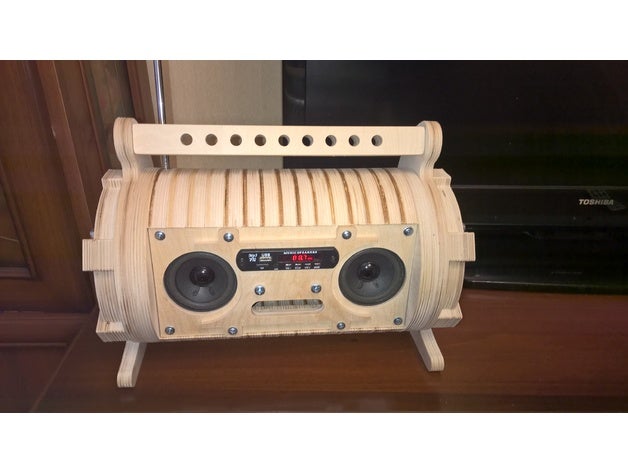 boombox Kinder Rätsel 3D print model - Mito3D