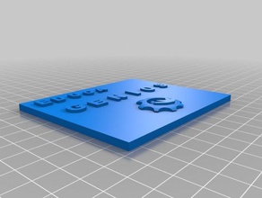 guillermo san román logotipo de educa genios La impresión en 3d 3d print model - Mito3D