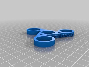 özelleştirilmiş özel fidget spinner çift ekstruzyon belirlenmiş oyuncak & oyun aksesuarları 3d print model - Mito3D