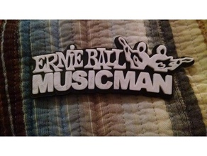 musicman magnete arredamento ernie-ball le chitarre 3d print model - Mito3D