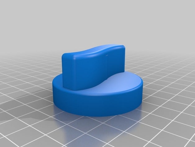 gas-Herd, regler Ersatz-Teile 3D print model - Mito3D