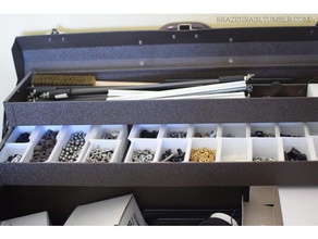 small parts box tool holders & boxes 3d print model - Mito3D