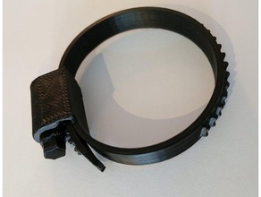 hose clamp - adjustable replacement parts 3d print model - Mito3D